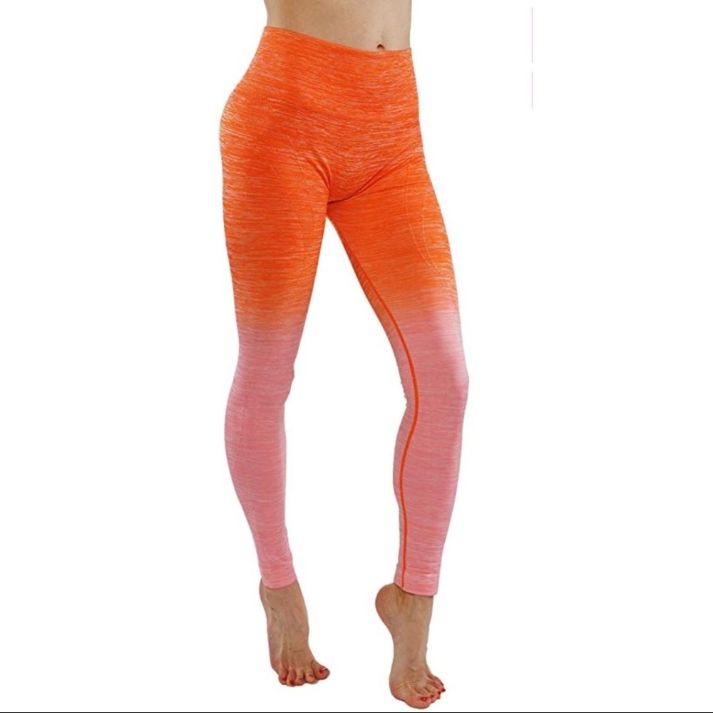 Ombre printed leggings yoga pants